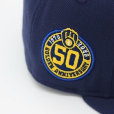 画像6: NEW ERA MILWAUKEE BREWERS 50TH ANNIVERSARY SIDE PATCH COOPERSTOWN 59FIFTY CAP (6)