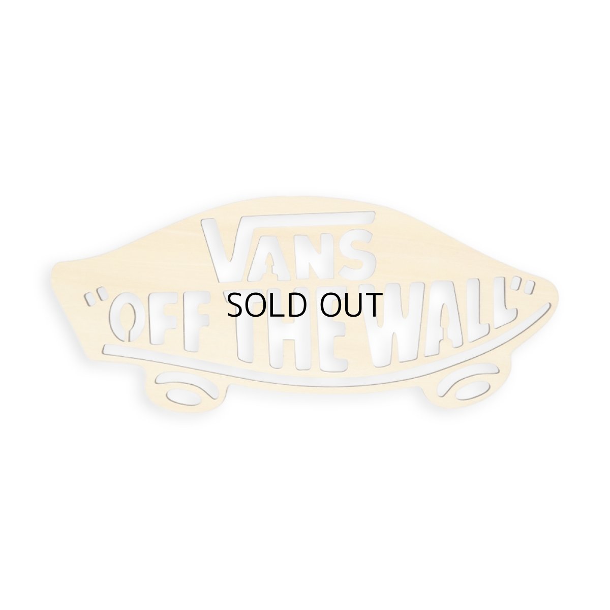 画像1: VANS WOODEN SIGN (1)