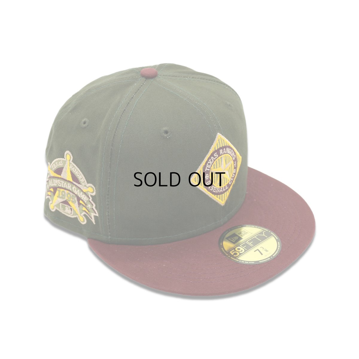 画像1: NEW ERA TEXAS RANGERS 1995 ALL STAR GAME SIDE PATCH 59FIFTY CAP (1)