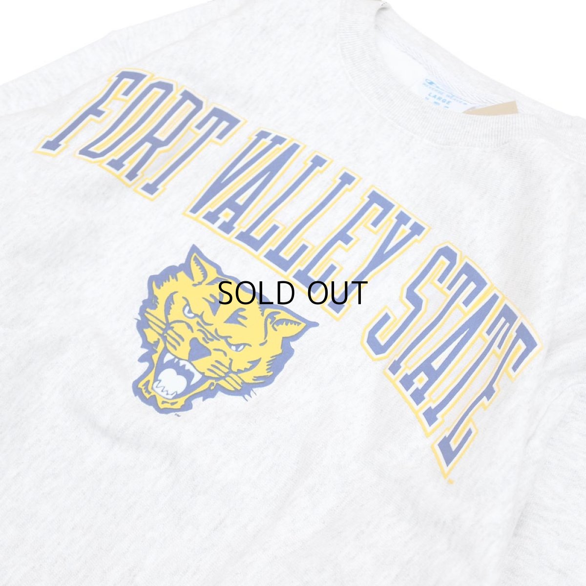 画像3: CHAMPION FORT VALLEY STATE WILDCATS ARCH LOGO REVERSE WEAVE SWEATSHIRT (3)