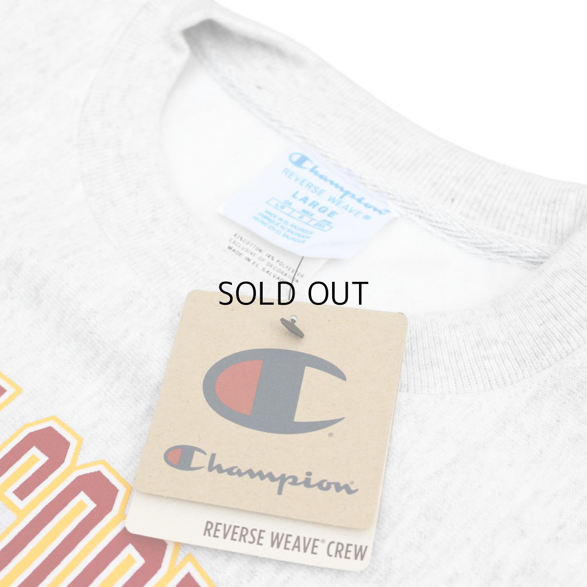 画像5: CHAMPION BETHUNE-COOKMAN WILDCATS ARCH LOGO REVERSE WEAVE SWEATSHIRT (5)