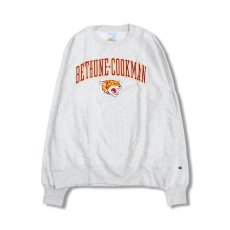 画像1: CHAMPION BETHUNE-COOKMAN WILDCATS ARCH LOGO REVERSE WEAVE SWEATSHIRT (1)