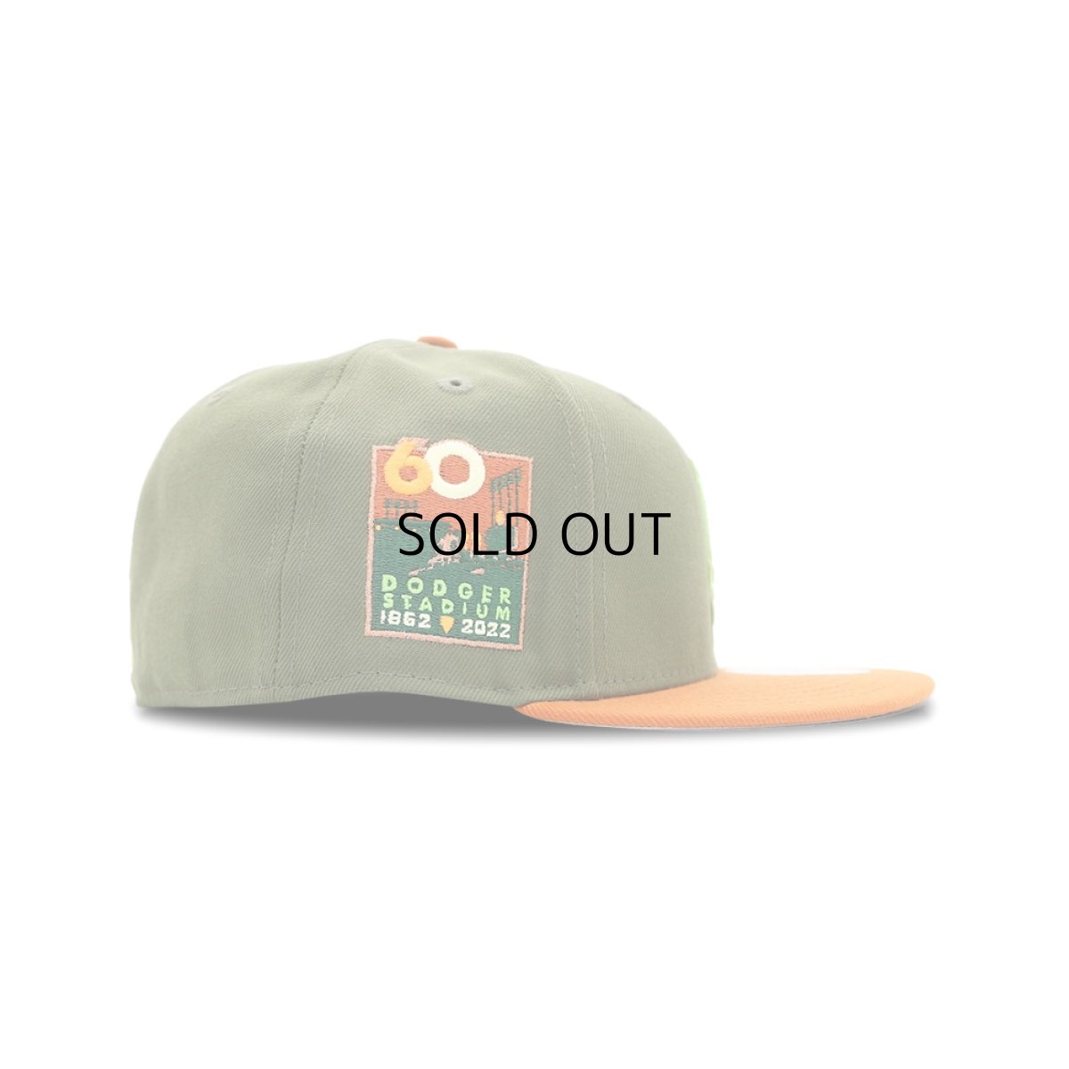 画像2: NEW ERA LOS ANGELES DODGERS 60TH ANNIVERSARY STADIUM SIDE PATCH 59FIFTY (2)