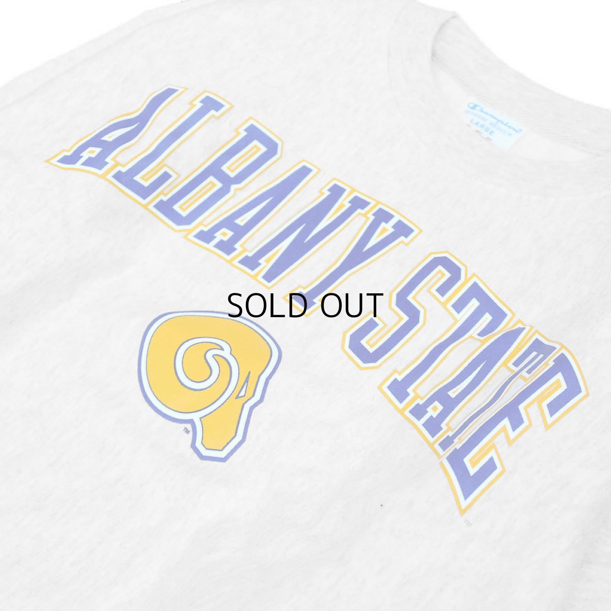 画像3: CHAMPION ALBANY STATE GOLDEN RAMS ARCH LOGO REVERSE WEAVE SWEATSHIRT (3)