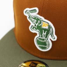 画像5: NEW ERA OAKLAND ATHLETICS 1989 BATTLE OF THE BAY SIDE PATCH 59FIFTY CAP (5)