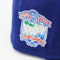 画像6: NEW ERA LOS ANGELES DODGERS 40TH ANNIVERSARY SIDE PATCH 59FIFTY CAP (6)