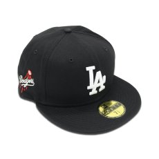 画像1: NEW ERA LOS ANGELES DODGERS BASEBALL LOGO SIDE PATCH 59FIFTY CAP (1)