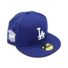 画像1: NEW ERA LOS ANGELES DODGERS 40TH ANNIVERSARY SIDE PATCH 59FIFTY CAP (1)