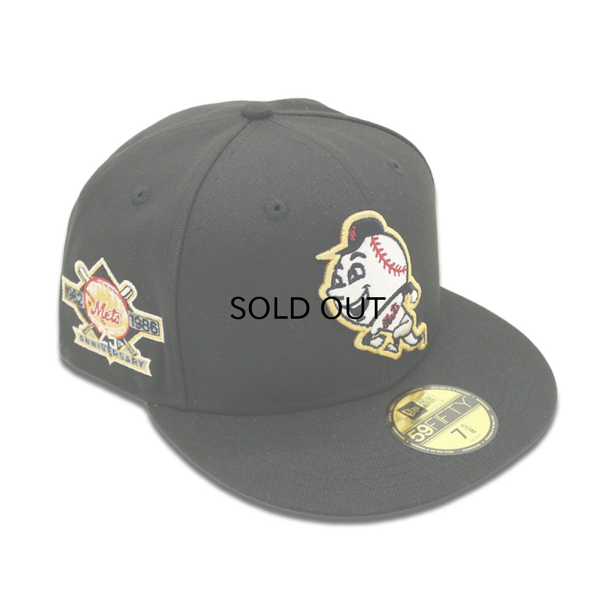 画像1: NEW ERA NEW YORK METS "Mr. MET" 25TH ANNIVERSARY SIDE PATCH 59FIFTY CAP (1)