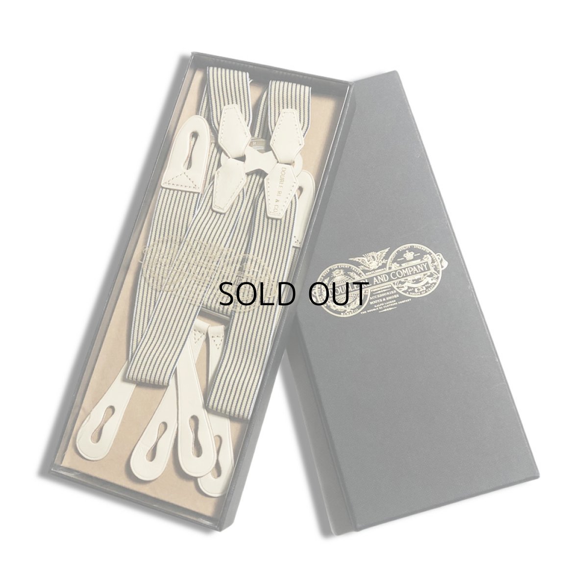 画像2: RRL NAVY STRIPE BRACES (2)