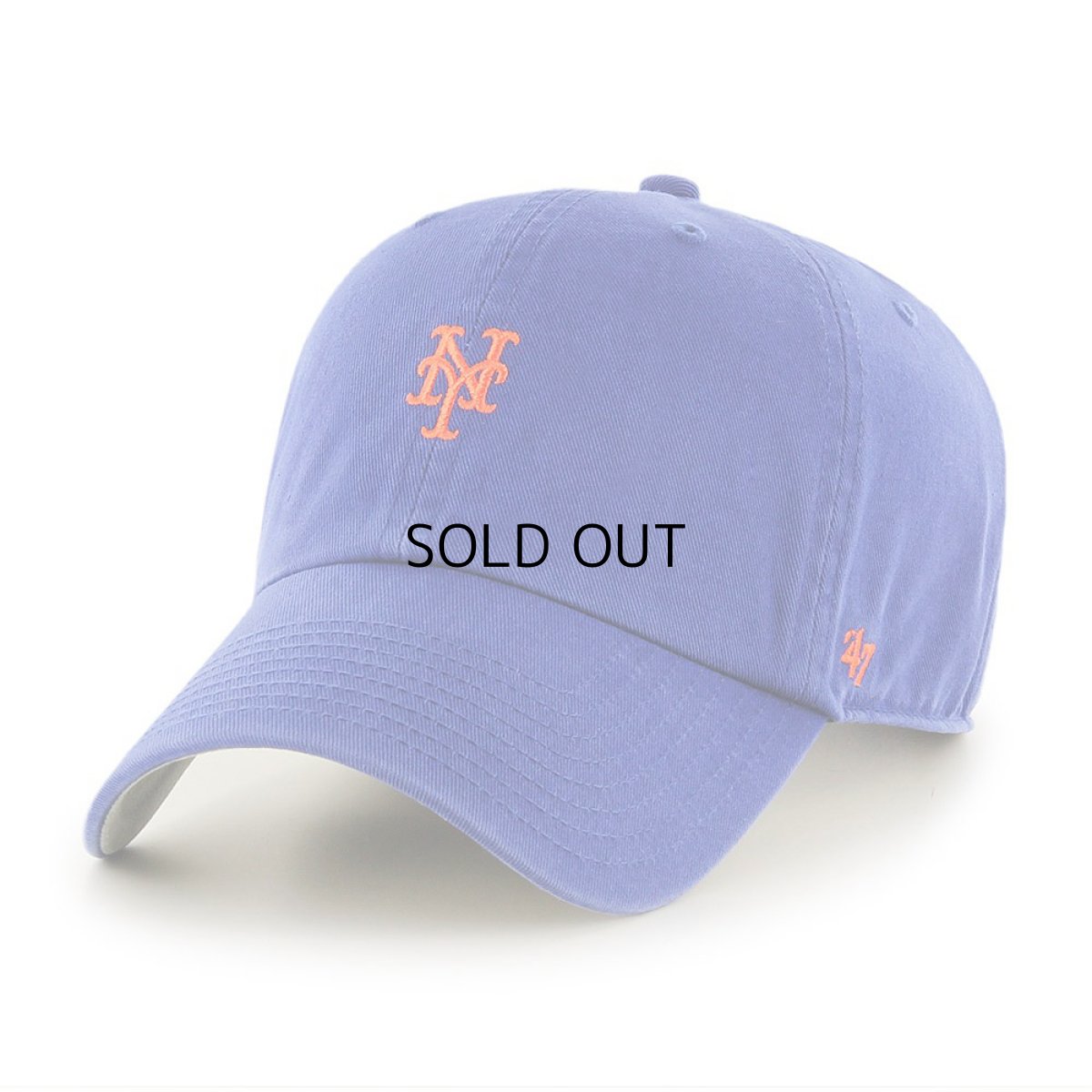 画像1: '47 BRAND NEW YORK METS BASE RUNNER CLEAN UP CAP (1)