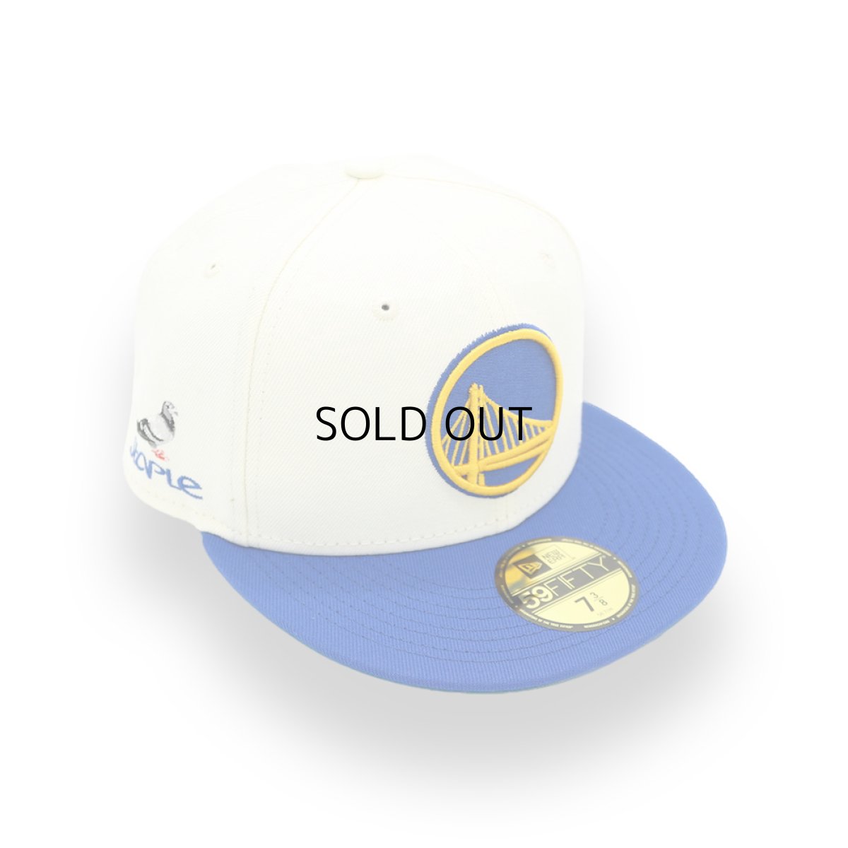 画像1: NEW ERA X STAPLE X NBA GOLDEN STATE WARRIORS PIGEON LOGO SIDE PATCH 59FIFTY (1)