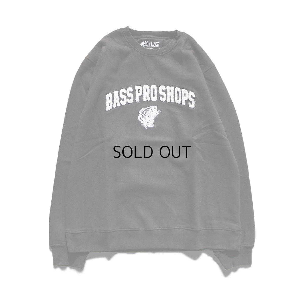 画像1: BASS PRO SHOPS VINTAGE CREWNECK LONG SLEEVE SWEATSHIRT (1)