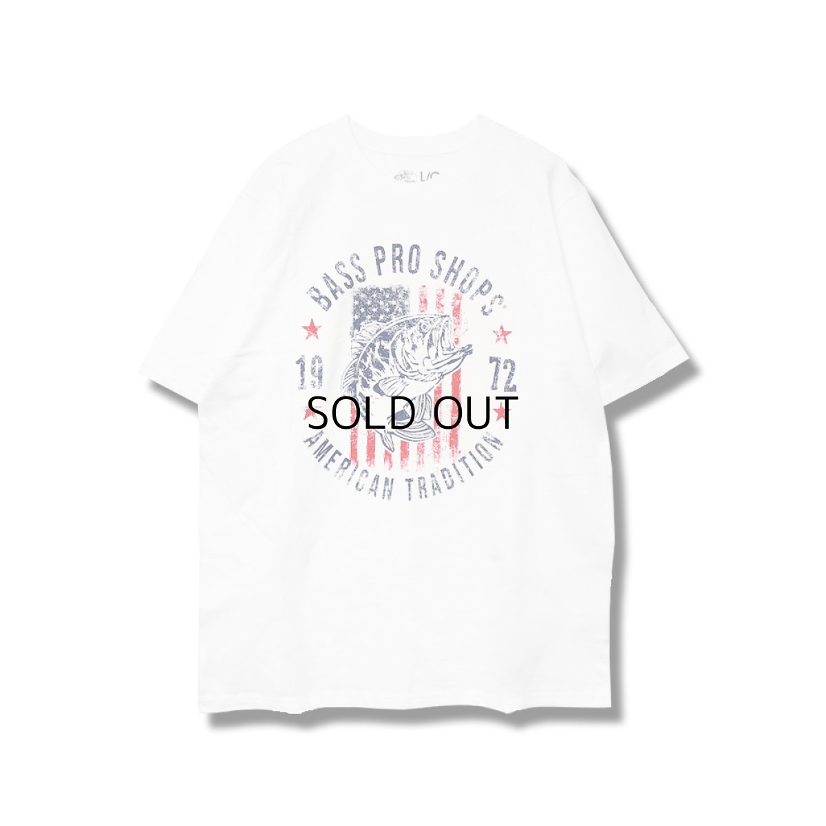 画像1: BASS PRO SHOPS AMERICAN TRADITION BASS FLAG S/S TEE (1)