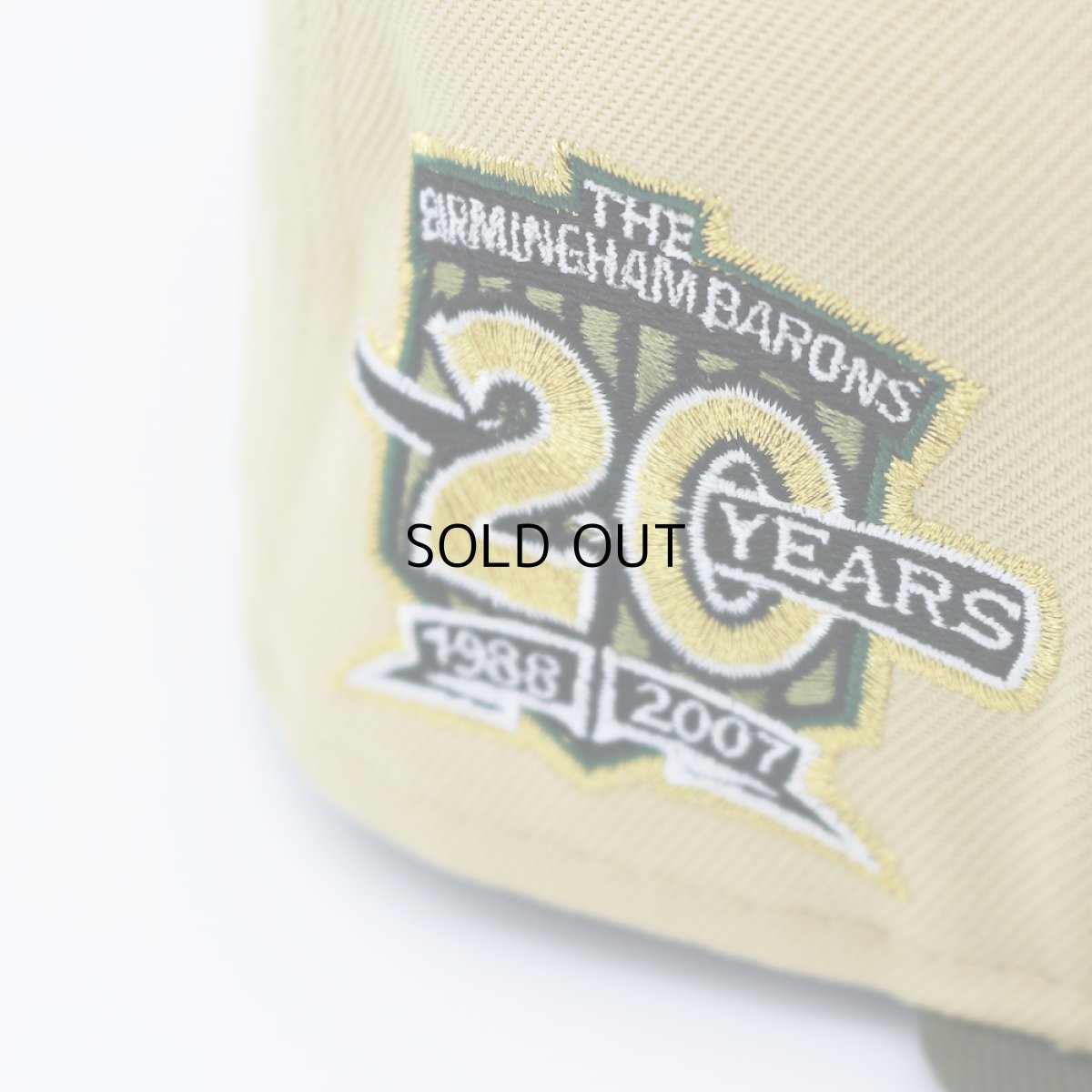 画像6: NEW ERA MiLB BIRMINGHAM BARONS 20TH YEARS SIDE PATCH 59FIFTY (6)