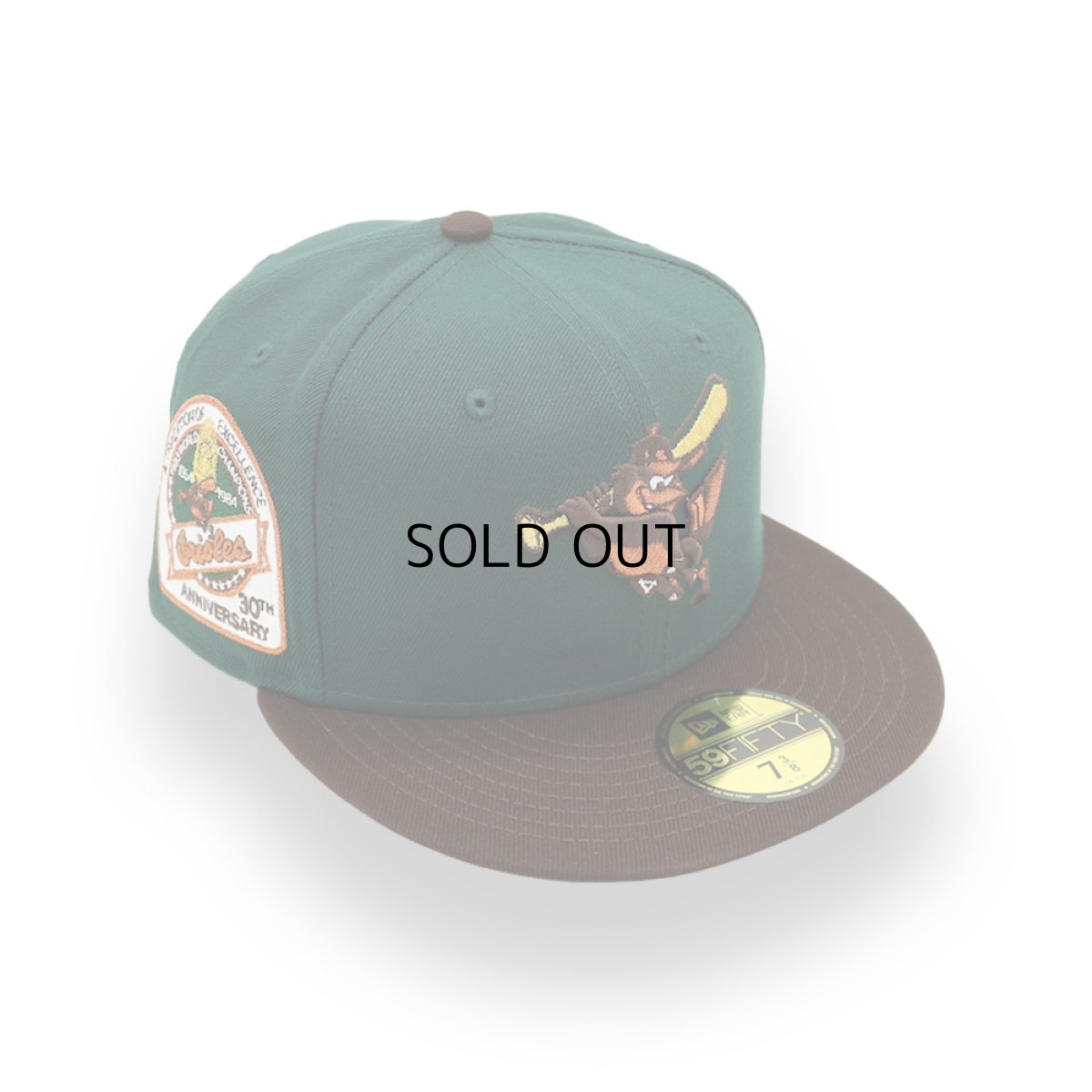 画像1: NEW ERA BALTIMORE ORIOLES "MASCOT THE ORIOLE BIRD"30TH ANNIVERSARY SIDE PATCH 59FIFTY (1)