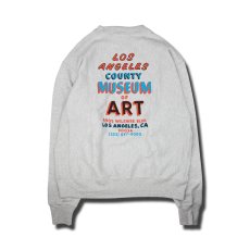 画像1: CHAMPION X LACMA "BEN KLEVAY" HAND-PAINTED SIGN REVERSE WEAVE SWEATSHIRT (1)