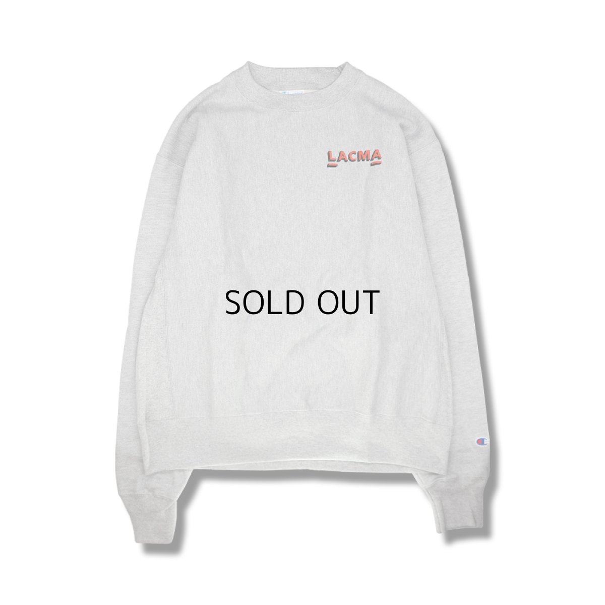 画像2: CHAMPION X LACMA "BEN KLEVAY" HAND-PAINTED SIGN REVERSE WEAVE SWEATSHIRT (2)