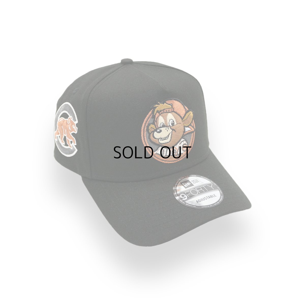 画像1: NEW ERA CHICAGO CUBS "MASCOT CLARK" COOPERSTOWN LOGO SIDE PATCH A-FRAME 9FORTY (1)