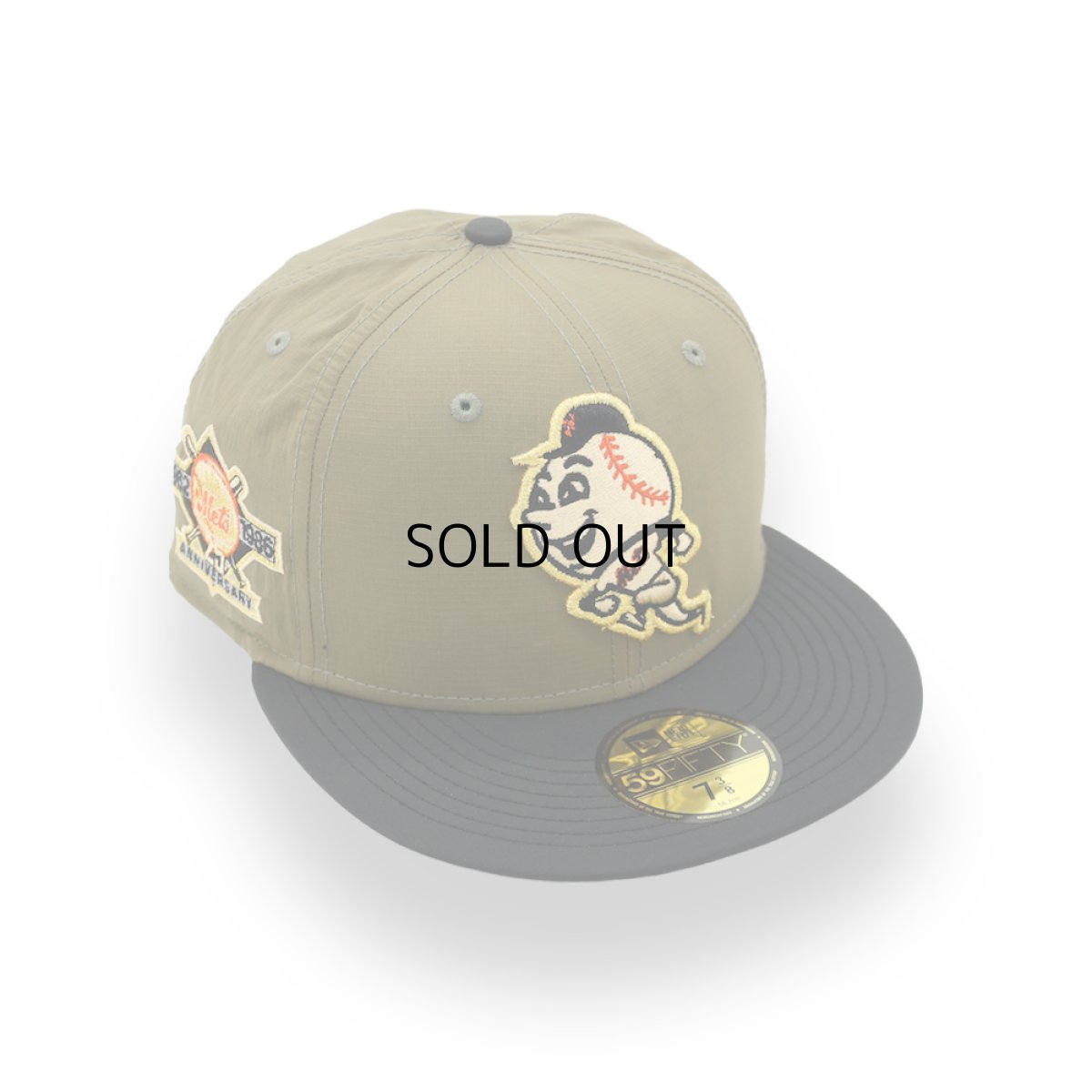 画像1: NEW ERA NEW YORK METS "MASCOT Mr. MET" 25TH ANNIVERSARY SIDE PATCH 59FIFTY《OUTLET》 (1)