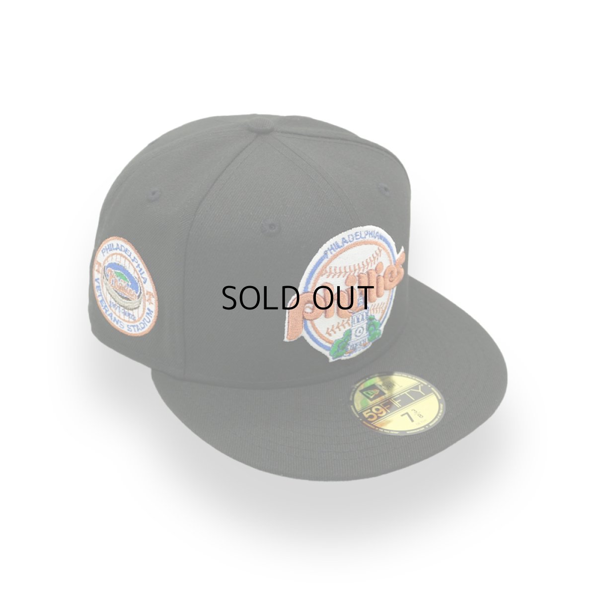 画像1: NEW ERA PHILADELPHIA PHILLIES COOPERSTOWN VETERANS STADIUM SIDE PATCH 59FIFTY (1)