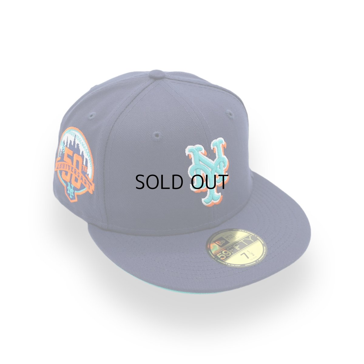画像1: NEW ERA NEW YORK METS 50TH ANNIVERSARY SIDE PATCH 59FIFTY (1)