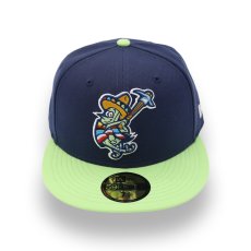画像1: NEW ERA MiLB WILMINGTON BLUE ROCKS 59FIFTY "COPA DE LA DIVERSION" (1)