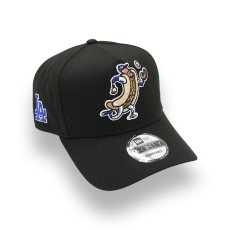 画像1: NEW ERA LOS ANGELES DODGERS "MASCOT DODGER DOG" LA LOGO SIDE PATCH A-FRAME 9FORTY (1)