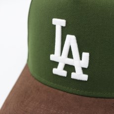 画像5: NEW ERA LOS ANGELES DODGERS FAUX SUEDE VISOR E-FRAME 9FORTY (5)