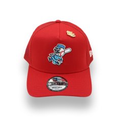 画像1: NEW ERA X BIG LEAGUE CHEW CINCINNATI REDS "MASCOT Mr. RED" A-FRAME 9FORTY TRUCKER (1)