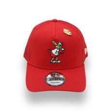 画像1: NEW ERA X BIG LEAGUE CHEW ST. LOUIS CARDINALS "MASCOT FREDBIRD" A-FRAME 9FORTY TRUCKER (1)