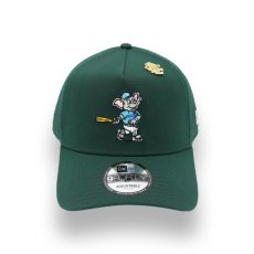 画像1: NEW ERA X BIG LEAGUE CHEW OAKLAND ATHLETICS "MASCOT STOMPER" A-FRAME 9FORTY TRUCKER (1)