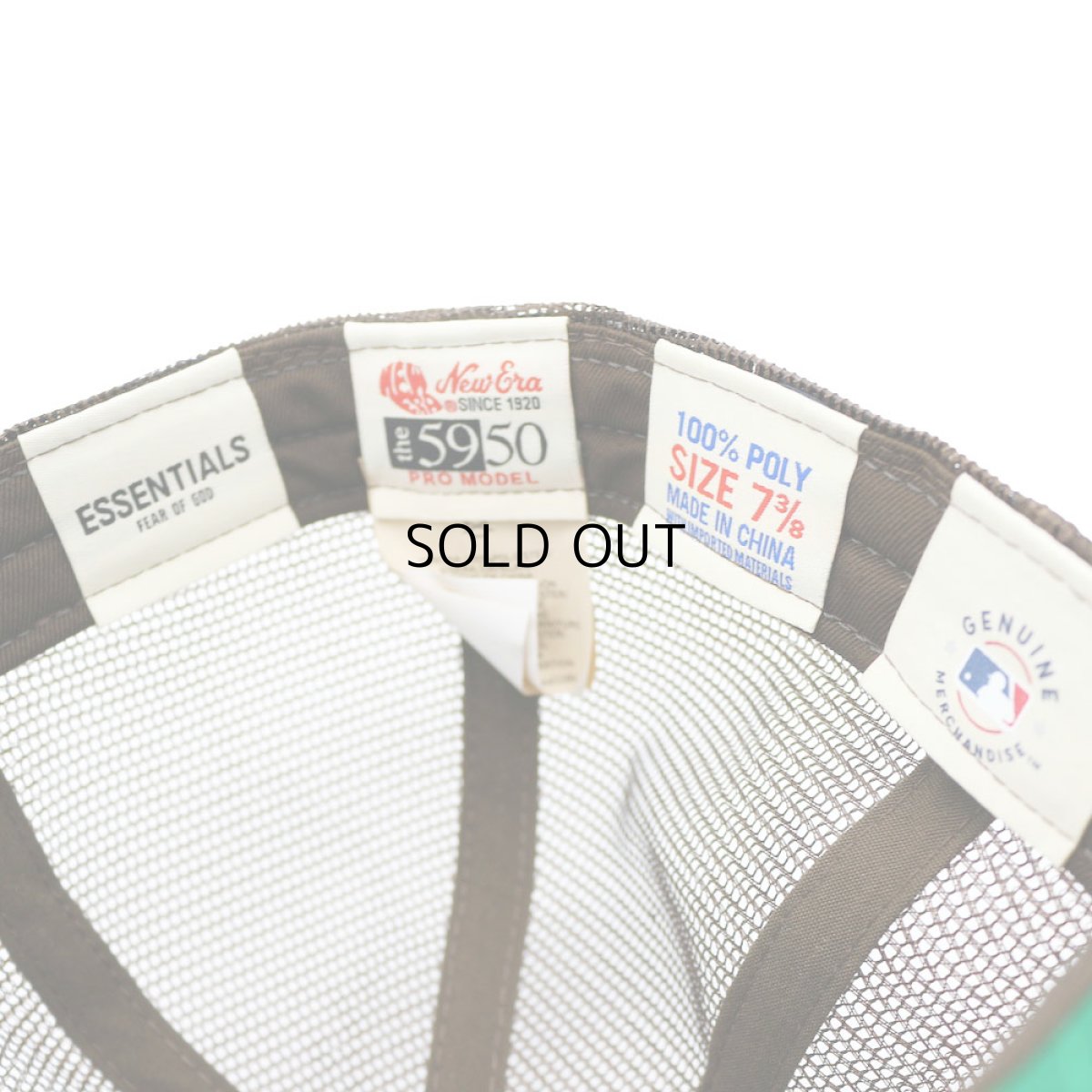 画像7: NEW ERA X FEAR OF GOD ESSENTIALS MESH 59FIFTY (7)