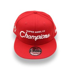 画像1: NEW ERA NFL SUPER BOWL LV CHAMPIONS TAMPA BAY BUCCANEERS RETRO SCRIPT 9FIFTY (1)