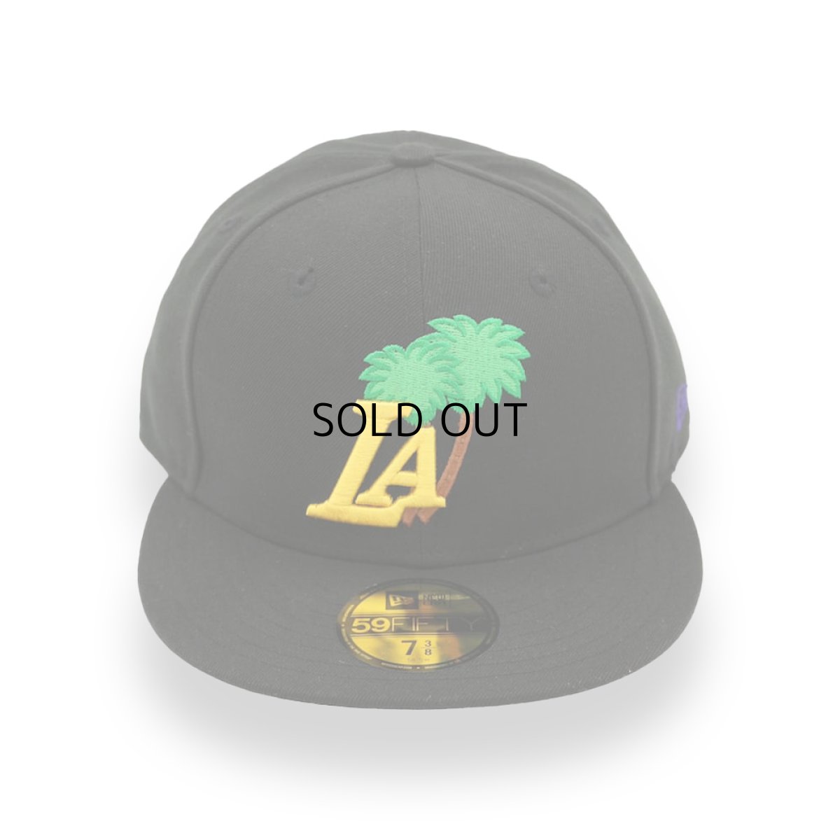 画像1: NEW ERA NBA LOS ANGELES LAKERS PALM TREE 59FIFTY (1)