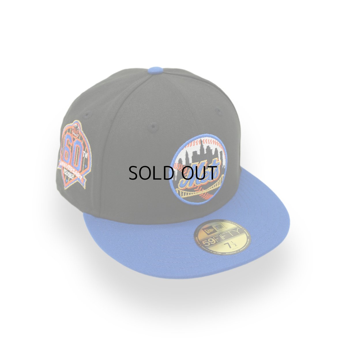 画像1: NEW ERA NEW YORK METS 60TH ANNIVERSARY SIDE PATCH 59FIFTY (1)