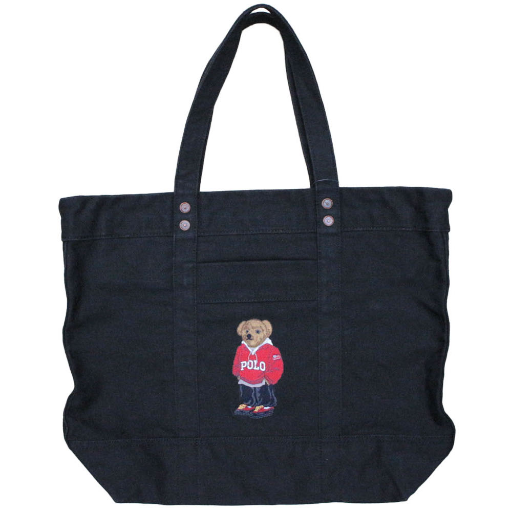 POLO RALPH LAUREN BEAR CANVAS TOTE BAG | BREAKS GENERAL STORE