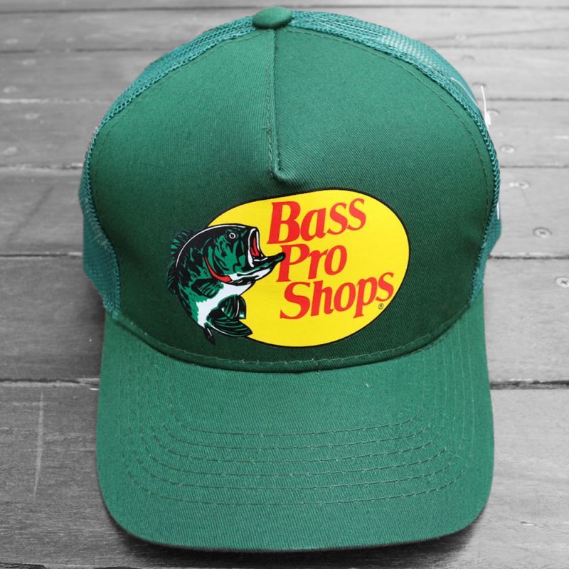 green bass pro hat