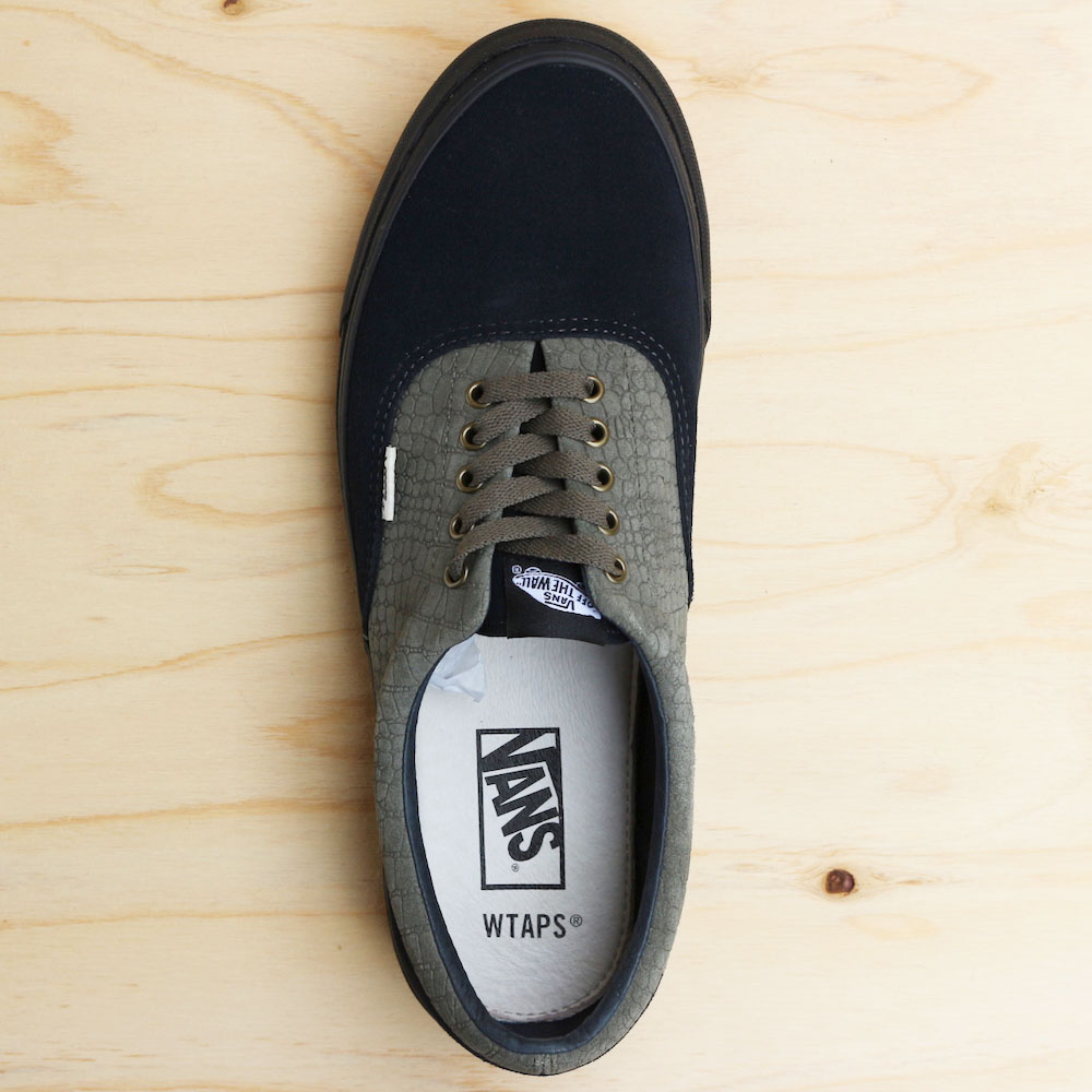 wtaps vans vault og era lx black croc